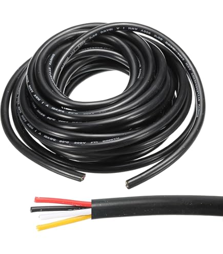 Amazon.co.jp: ビニルキャブタイヤケーブル 1.25mm2×4芯 10m_VCTF1